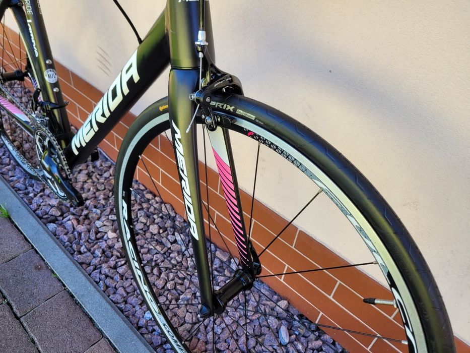 Rower szosowy MERIDA RIDE 400 LAMPRE * Shimano 105 2x11 * Fulcrum *M/L