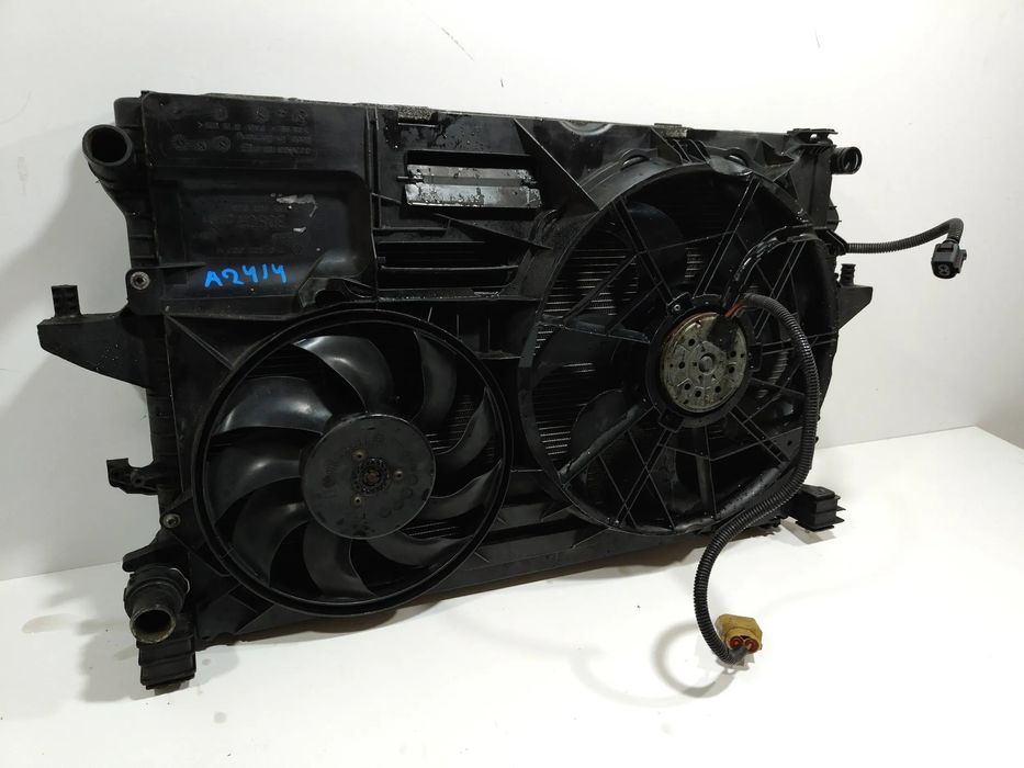 vw t5 wentylator chłodnicy podwójny 7h0121207h oryg sprawny !!!