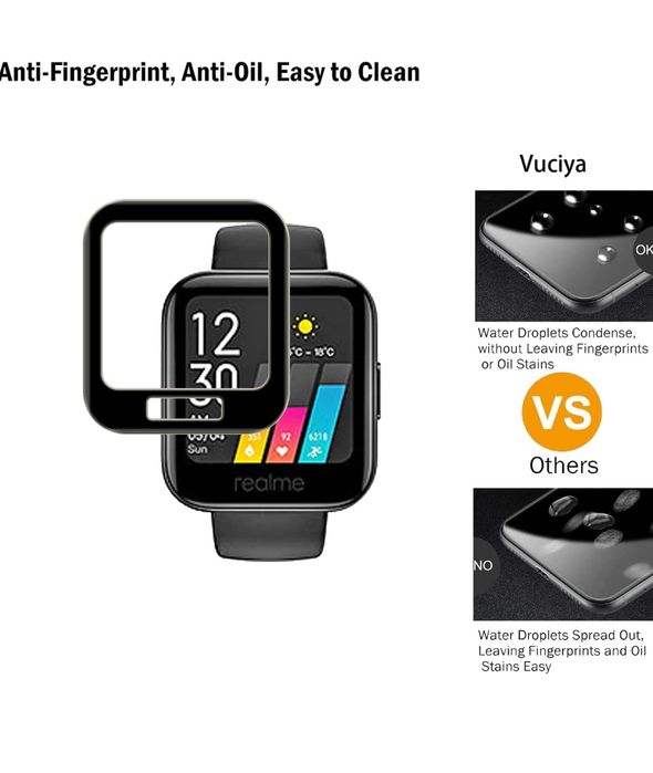 3x Folia ochronna na ekran zegarka Realme watch