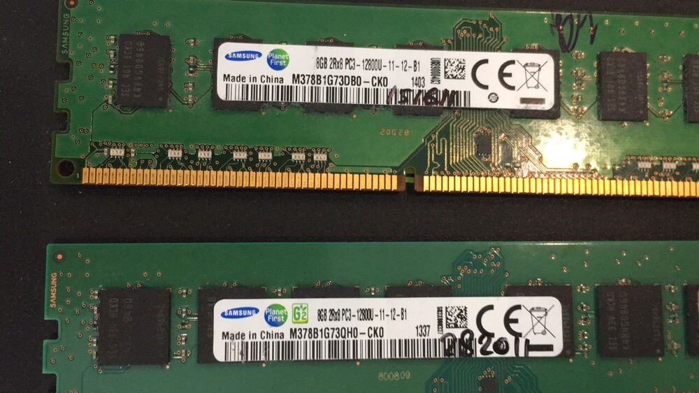 DDR3 8GB SDRAM Samsung, Kingston, hynix