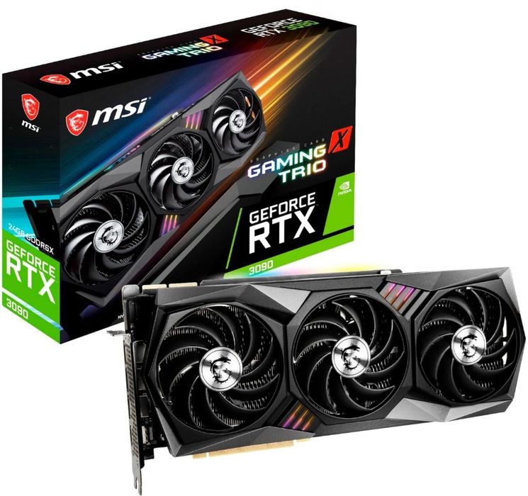 RTX 3090ti 24GB MSI TRIO (sem caixa)