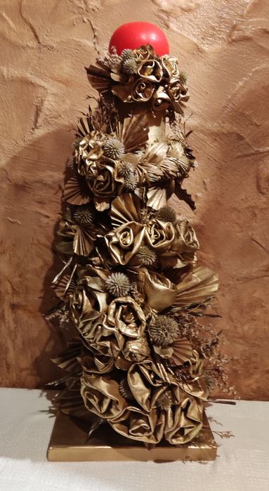 Kompozycja stroik ozdoba świąteczna