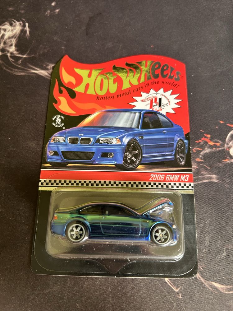SPRZEDAM niebieskie 2006 BMW M3 RLC hot wheels