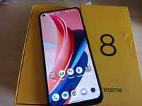 Smartfon Realme 8  stan wzorowy 4/64gb 6,5' 50Mpix bez blokad komplet