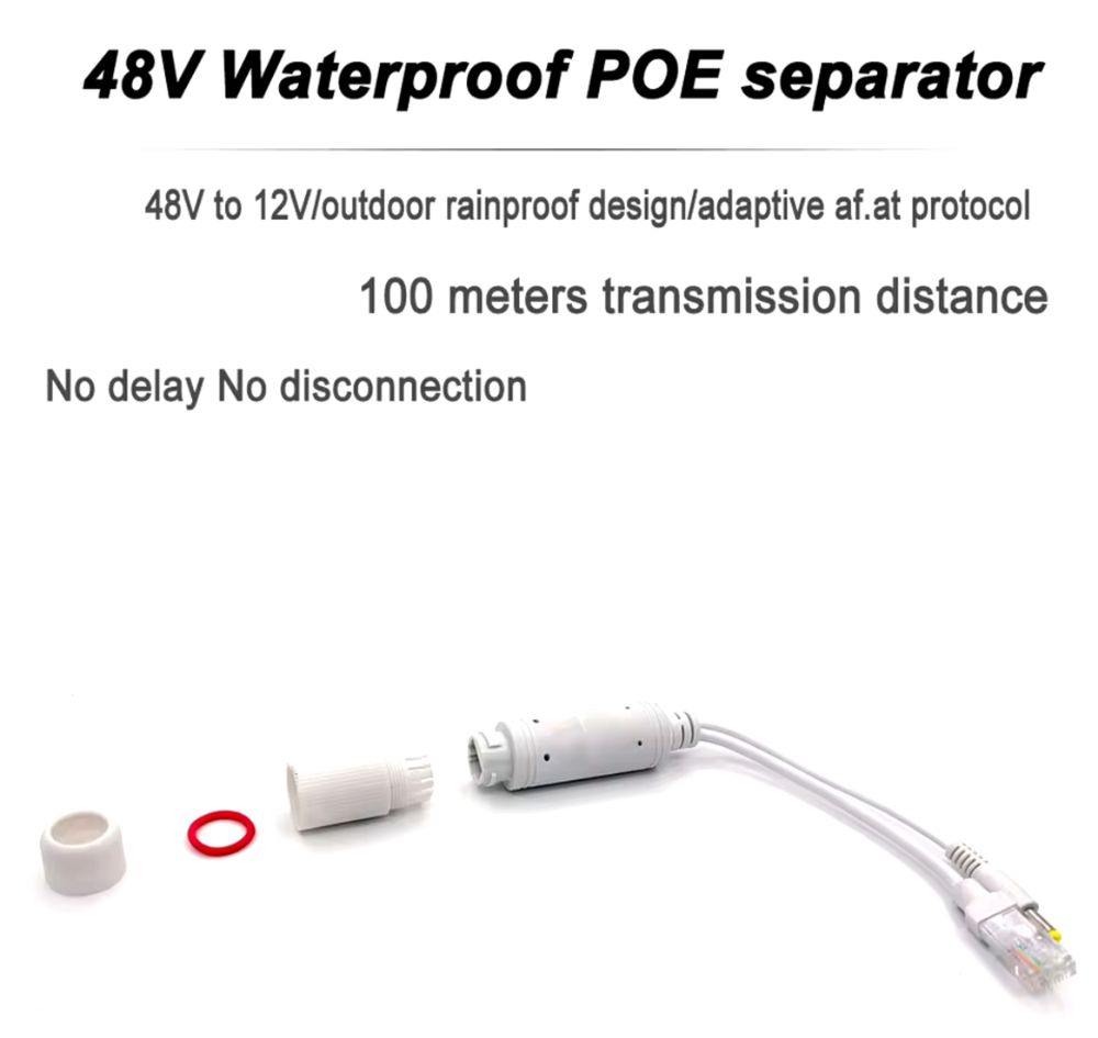 PoE injector PoE инжектор 48V 》12V