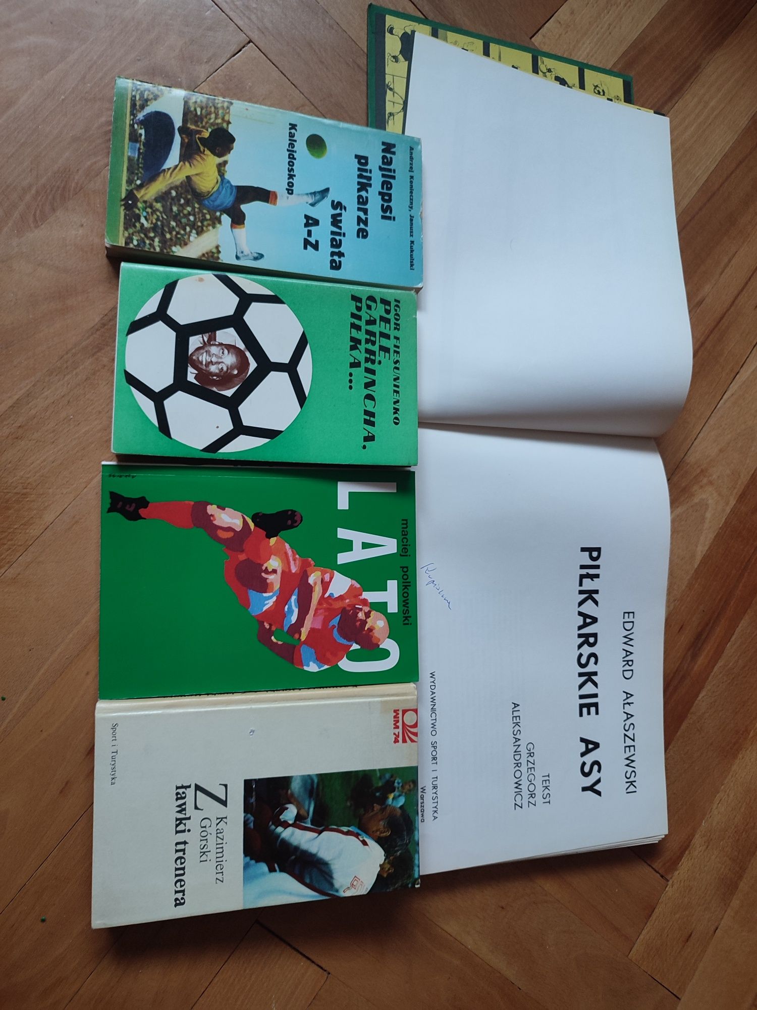 Książki o piłce nożnej futbol Pele Lato Górski