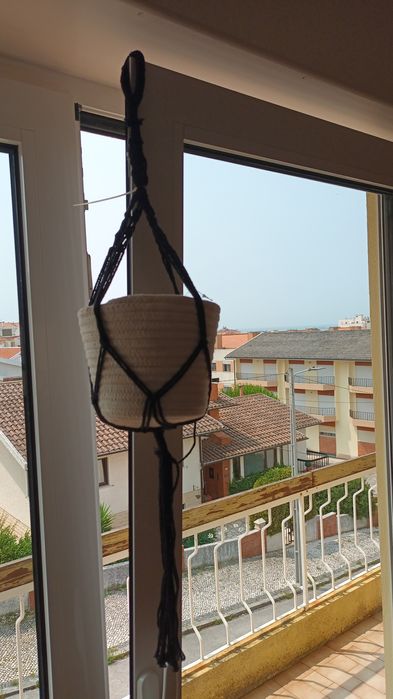 Vasos de macramé