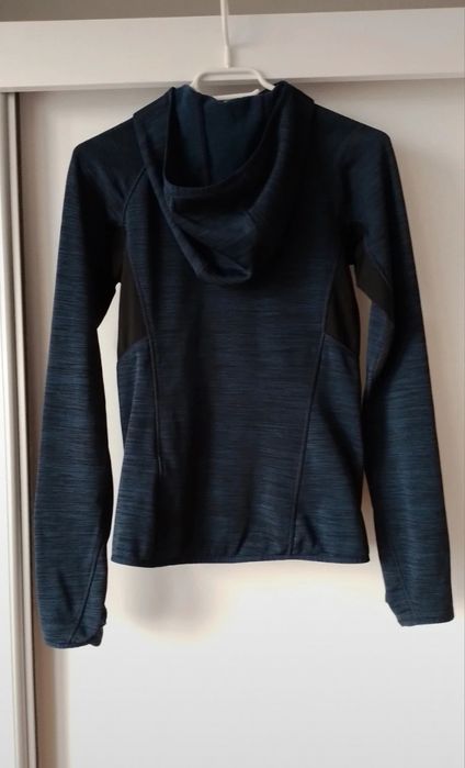Granatowa sportowa bluza damska kaptur H&M rozm. XS