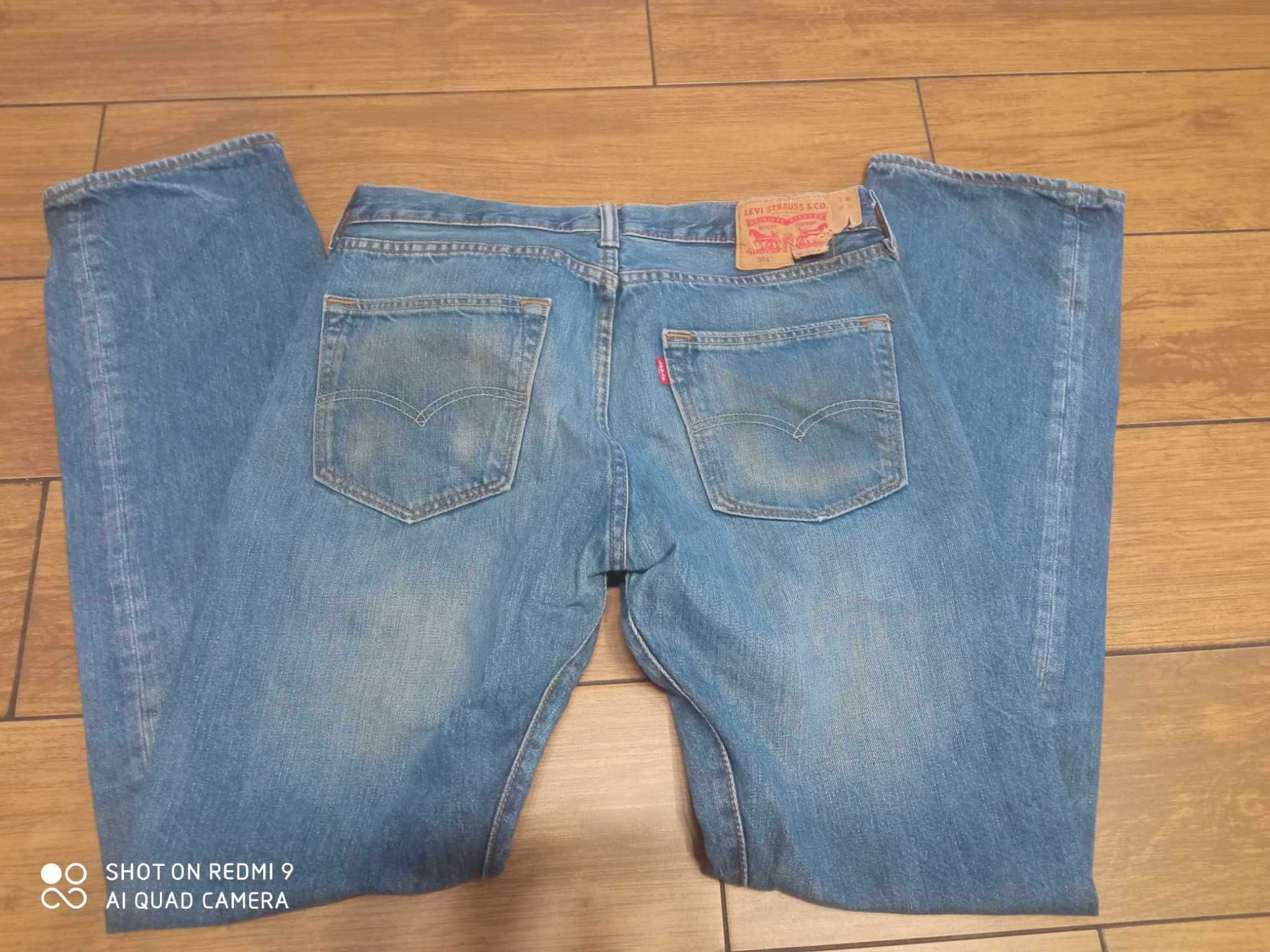 Spodnie męskie jeansy Levis Levi's 501 32x32 W32 L32