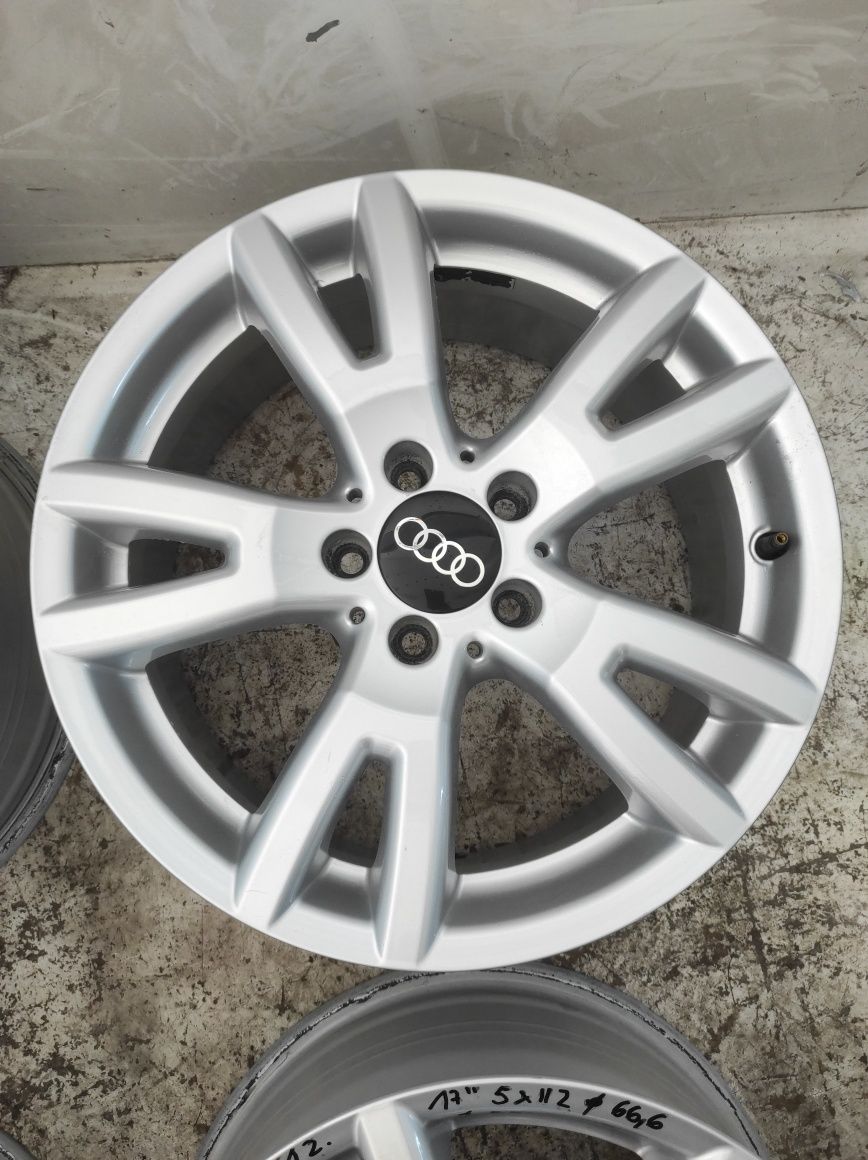 12 Felgi aluminiowe AUDI R 17 5x112 Bardzo Ładne