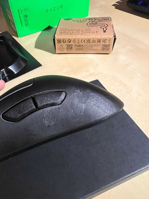 Razer DeathAdder v3 Pro + Hyperpolling (8000Hz) [Dentro da Garantia]