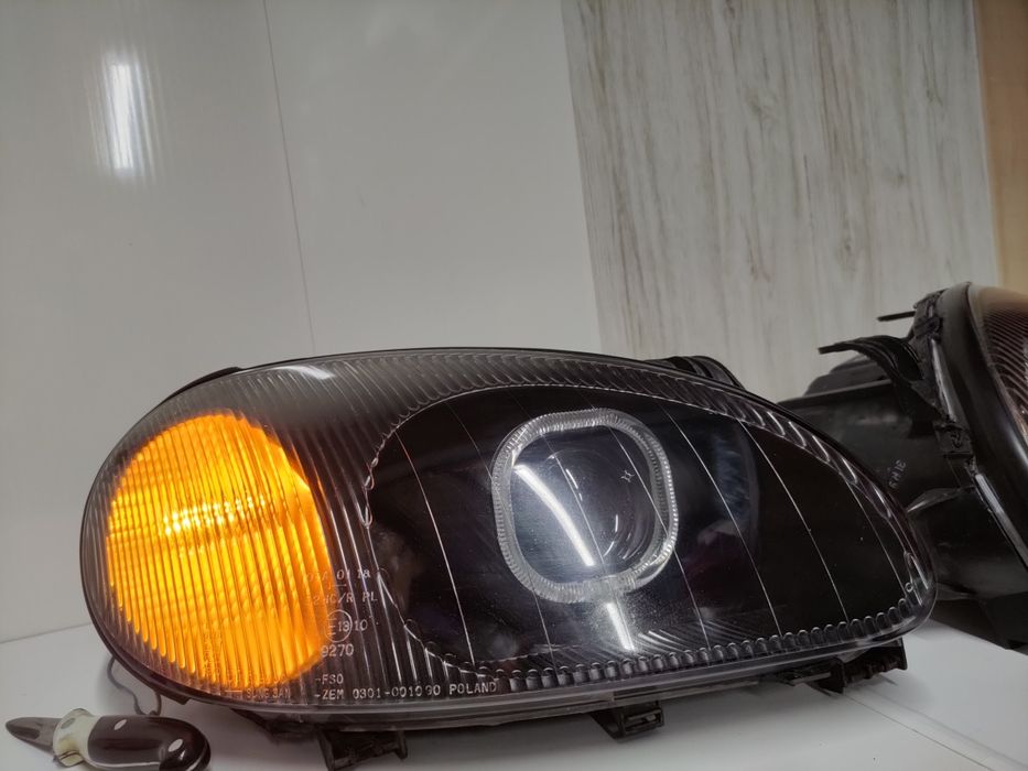 Фары на lanos установка линз улучшение света авто полировка фар тюнинг