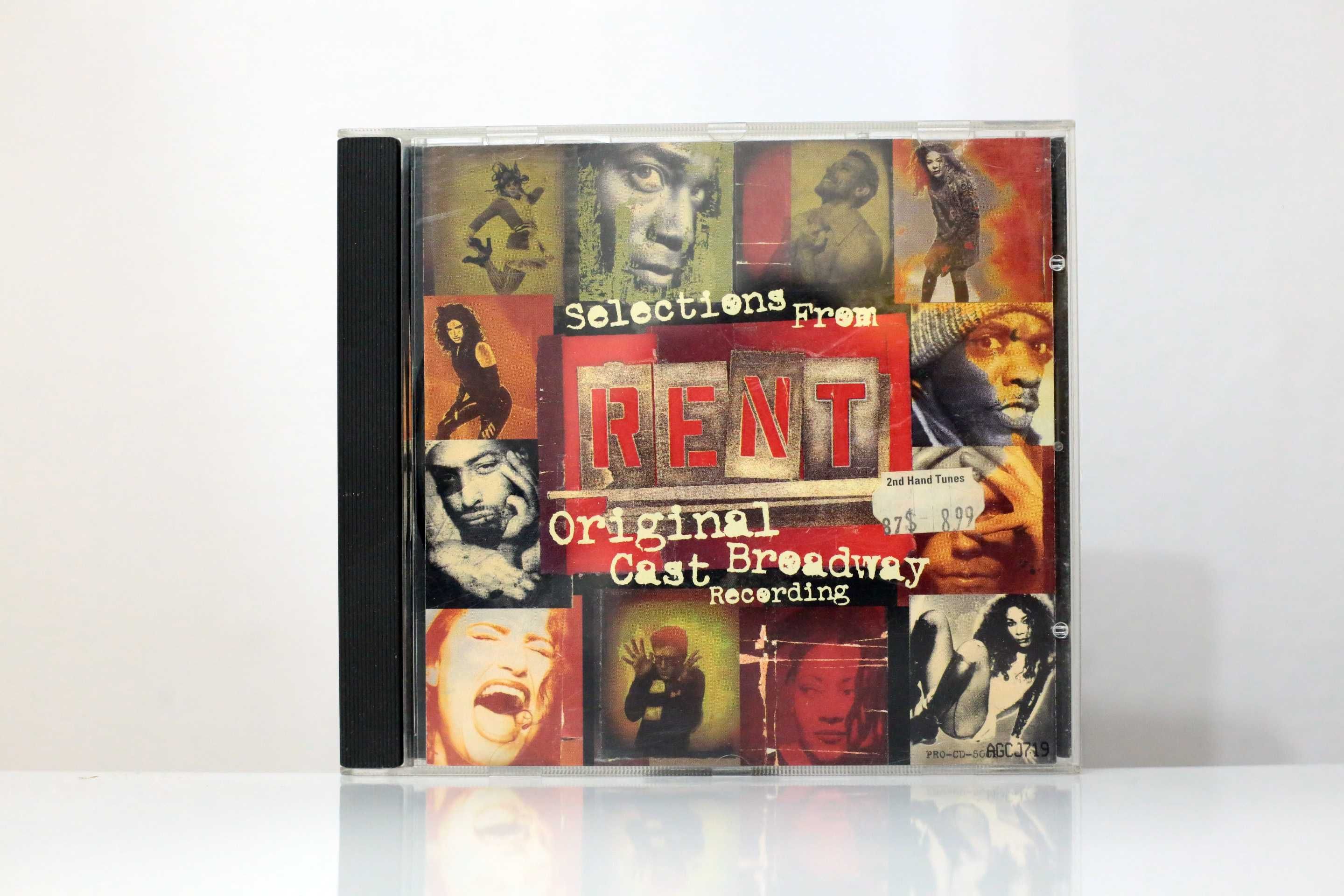 (C) Rent Jonathan Larson Broadway Cast Recording CD