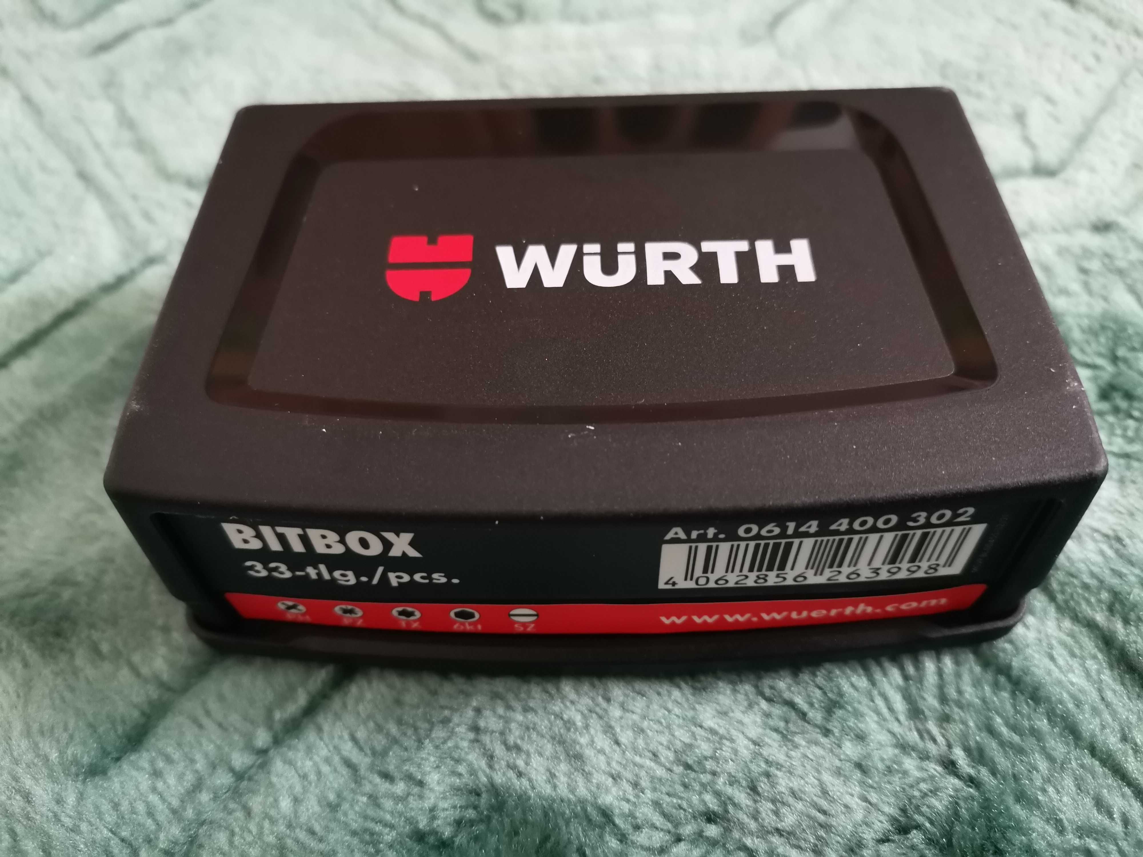 Wurth Zestaw bitów 33 elementy !!!