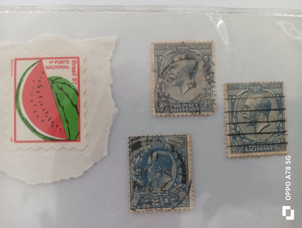 Lote de  13 selos antigos