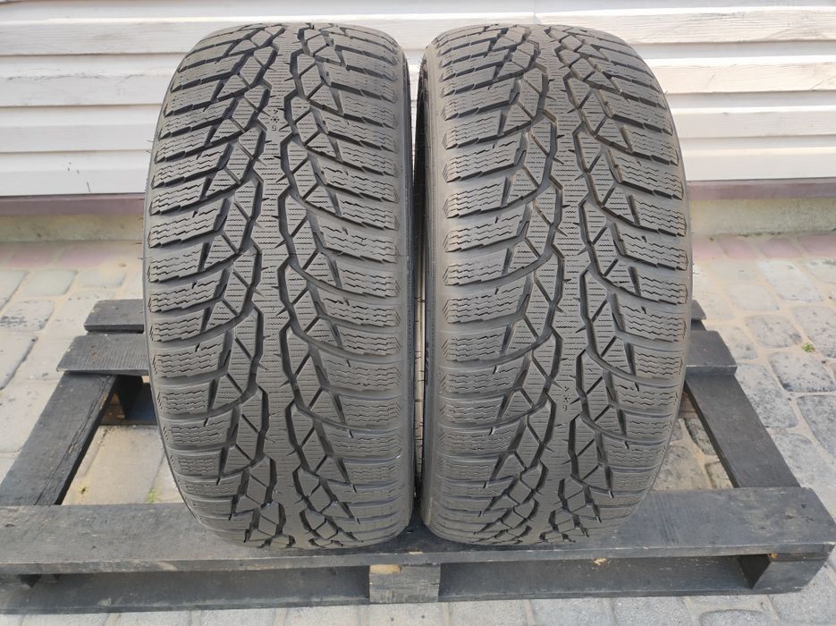 225.45.17 dwie opony zimowe Nokian WR D4 bieżnik 7mm