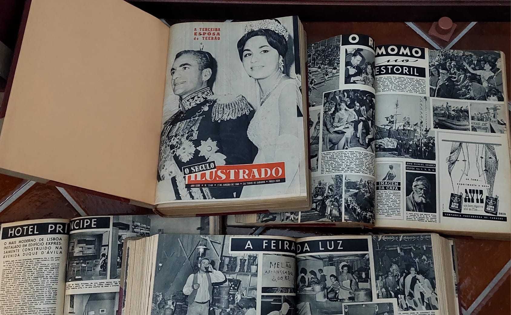 SÉCULO ILUSTRADO  - Anos completos encadernados