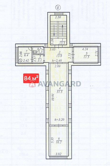 Продам офіс на Мечникова, 92000$, 84 кв.м.