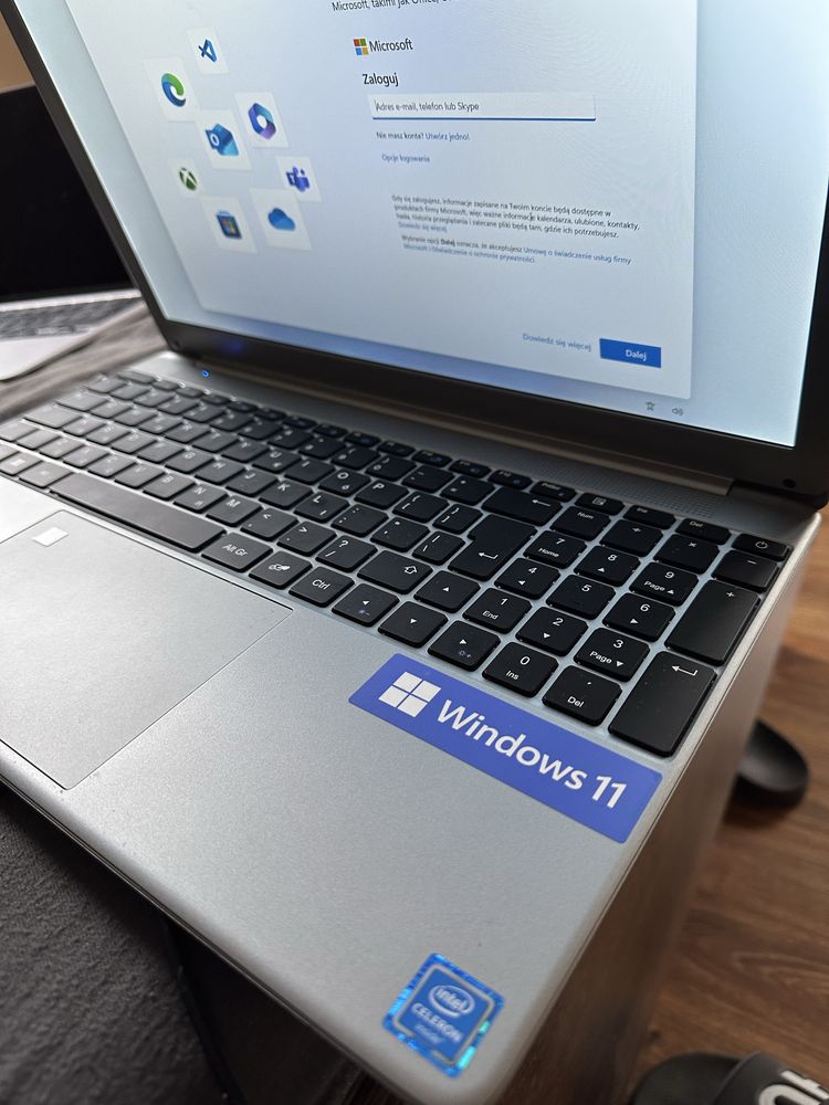 Laptop peaq 15 cali mało używany