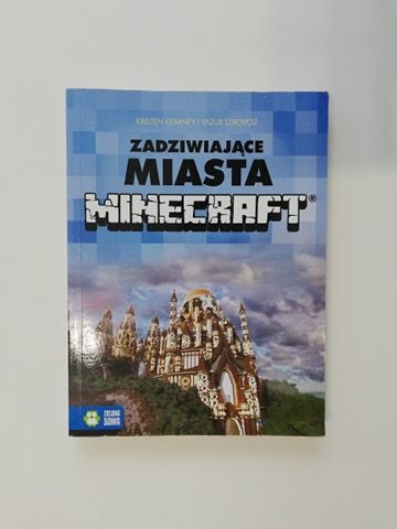 Książka, "Zadziwiające miasta" - Minecraft