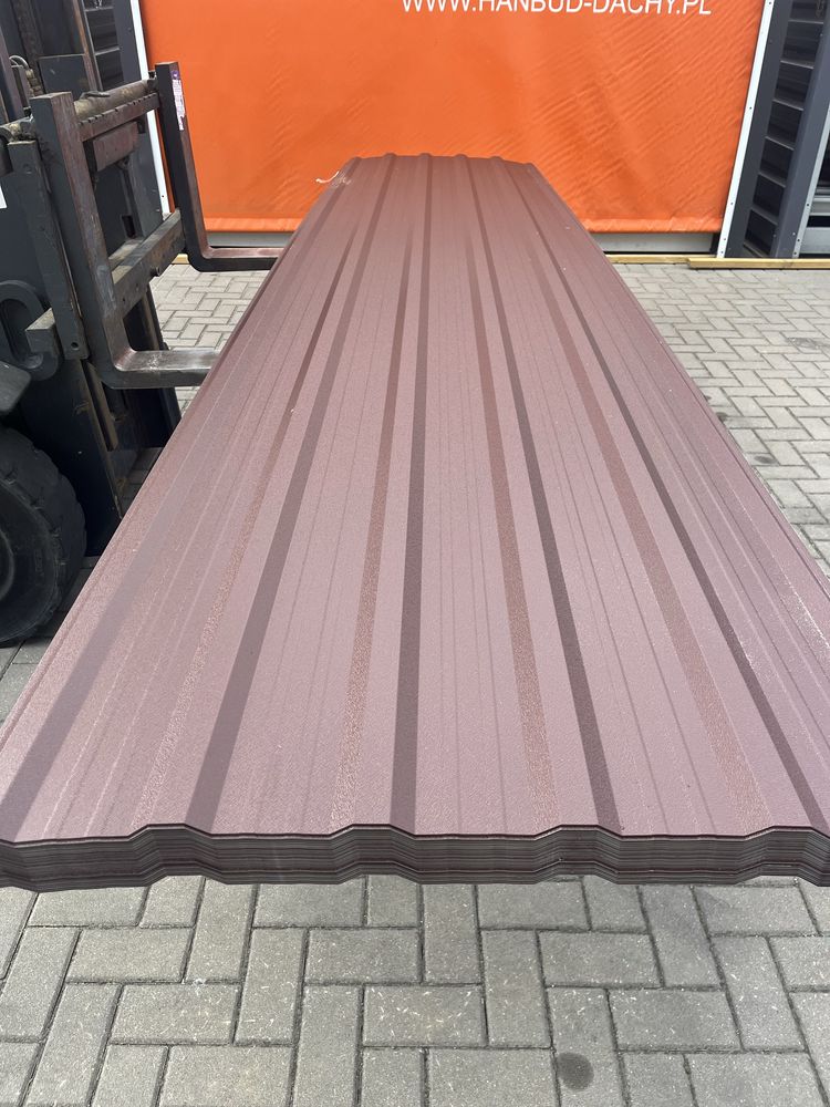 Blacha Trapezowa T-18S RAL 8017 MAT 0,50mm II gatunek