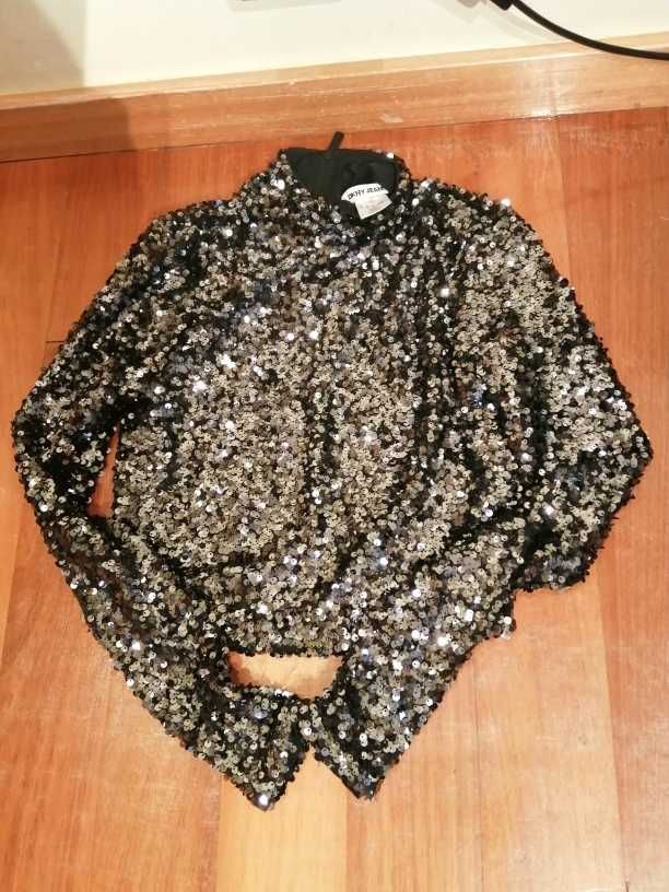 Blusa DKNY lantejoulas