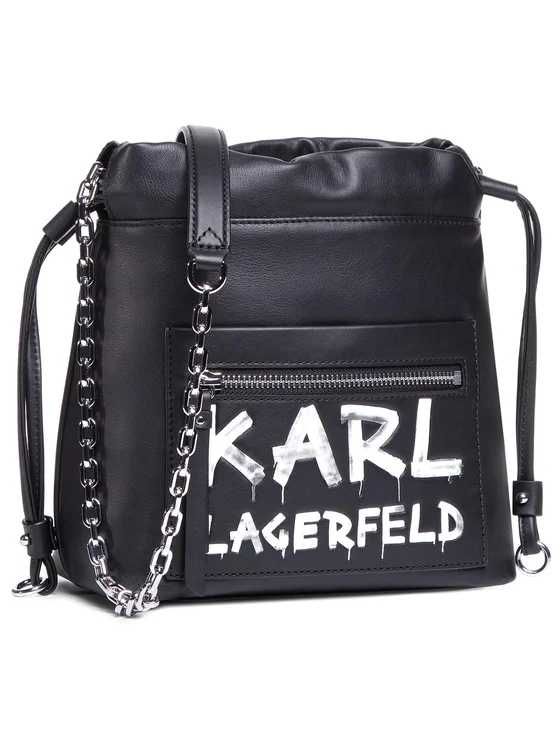 Karl Lagerfeld torebka orginalna skóra naturalna
