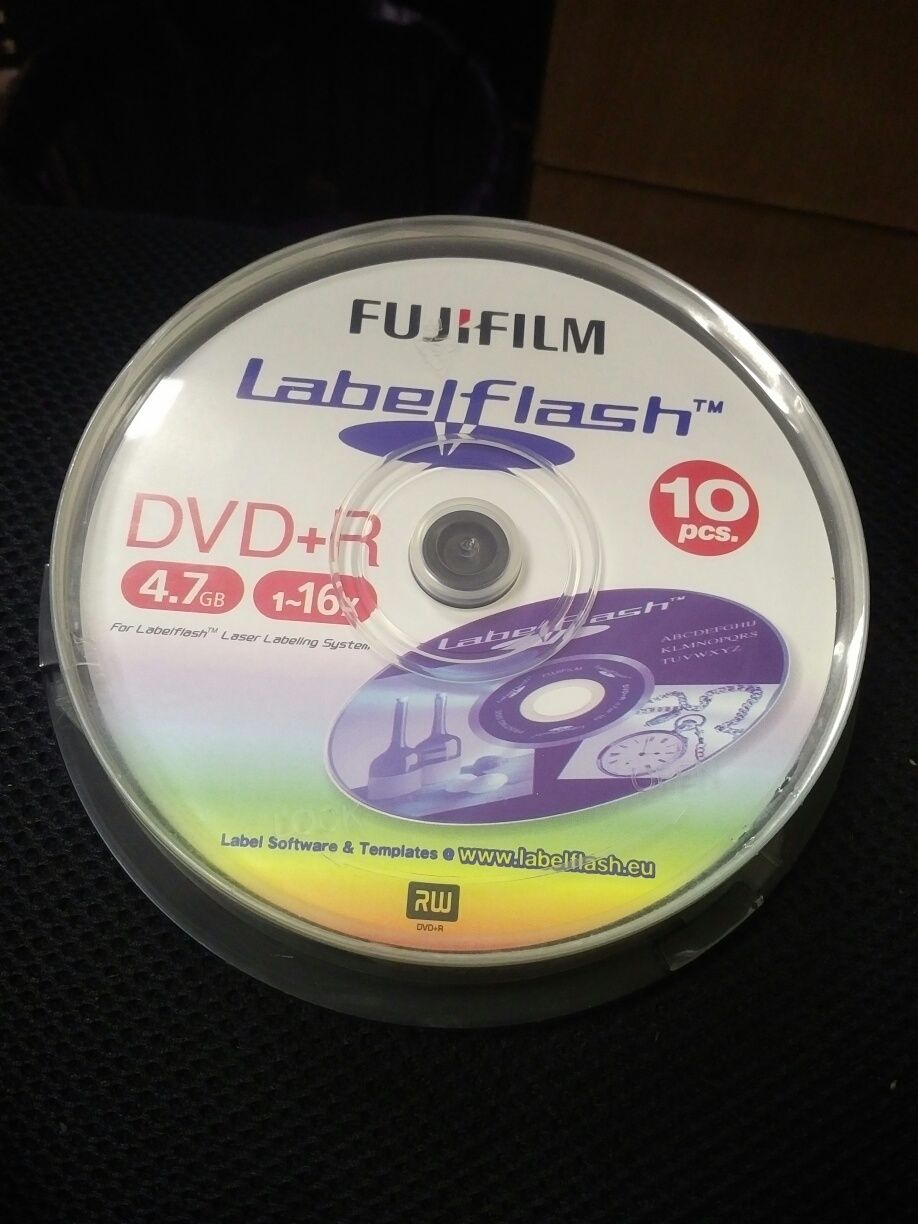 FujiFilm DVD+R LabelFlash диски