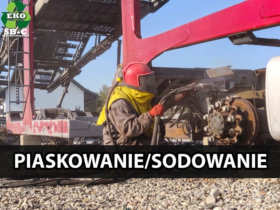 Piaskowanie, Śrutowanie - Dojazd do klienta! Sodowanie, Szkiełkowanie