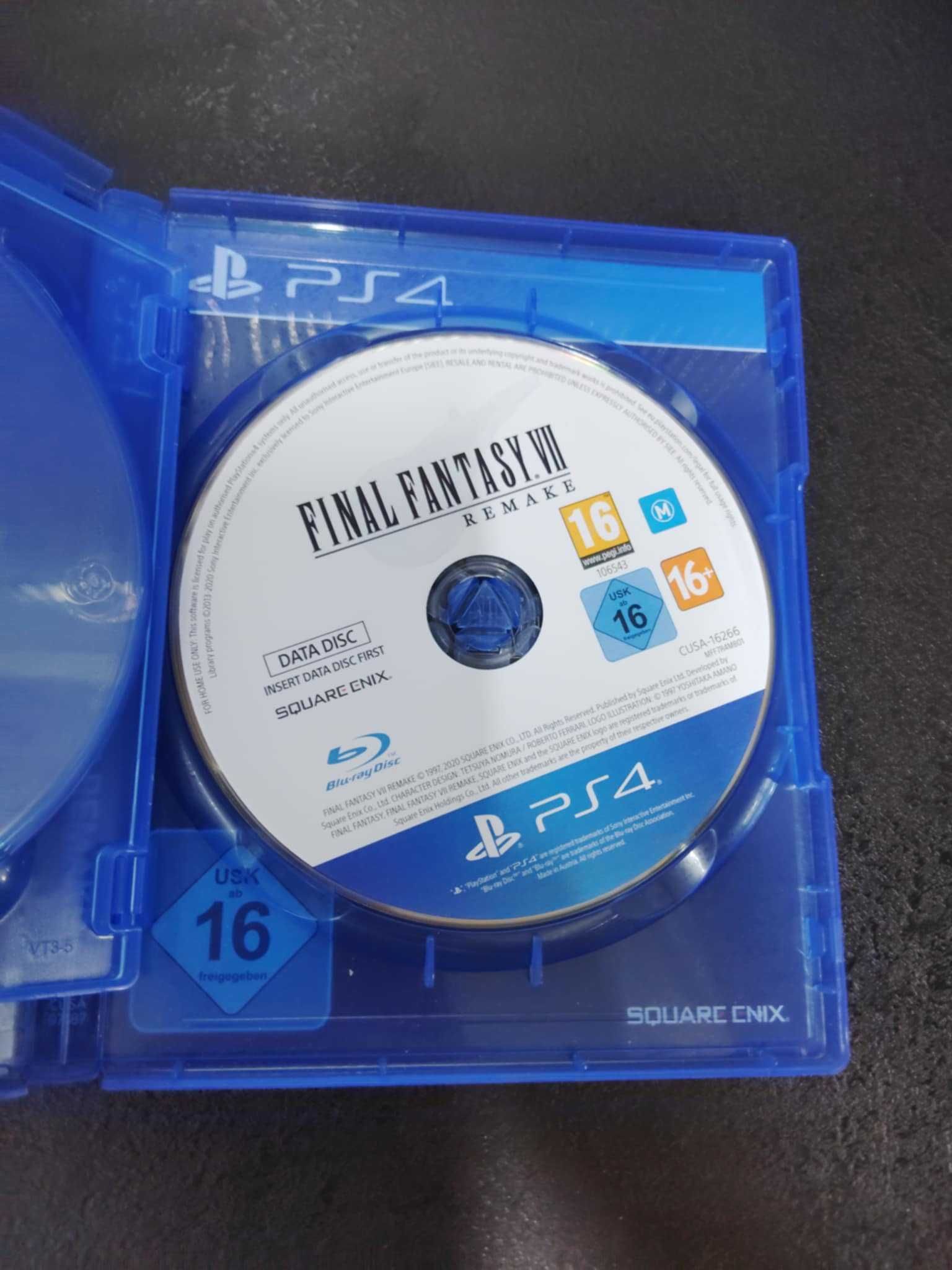 Final Fantasy VII Remake PS4 Angielska wersja gry / Final Fantasy 7