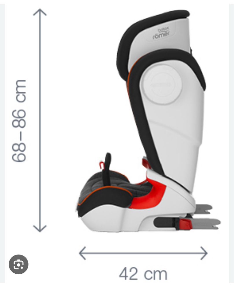 Дитяче крісло 15-36 кг Britax-Romer Kidfix XP Sict ece r44/04