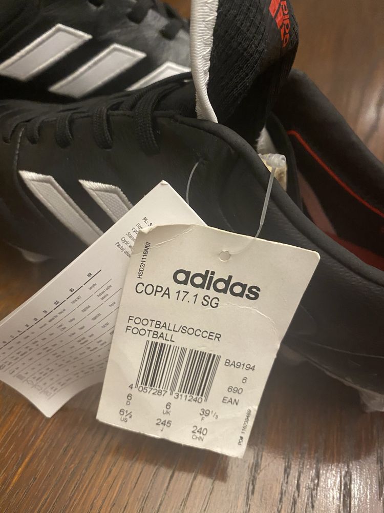 Buty Piłkarskie Adidas Copa 17.1 SG - 39 1/3