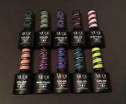 NIUQI Color Lakier Hybrydowy 5ml UV/LED Różne Brokat Fiolet Niebieski