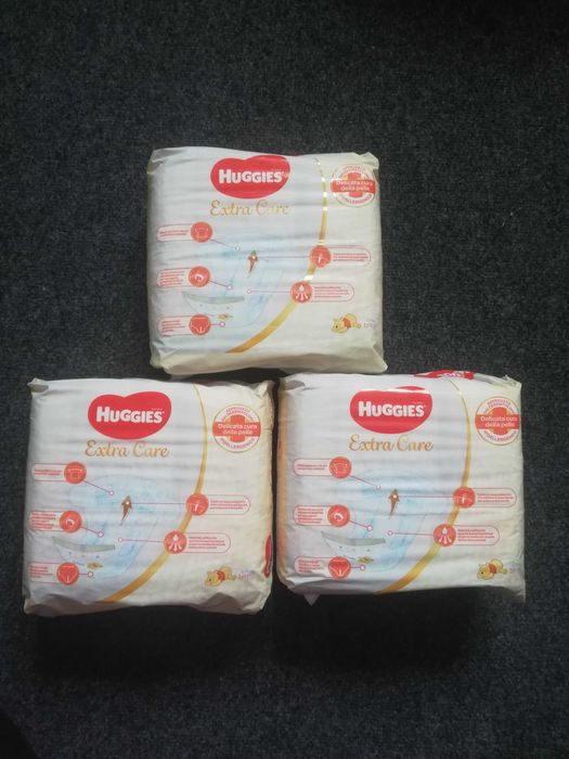 Памперси huggies 2 Extra Care (24шт)