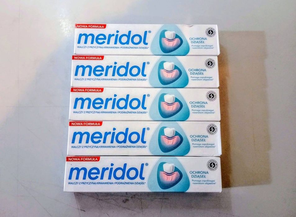 Meridol Ochrona dziąseł pasta do zębów 75 ml. 5 szt.