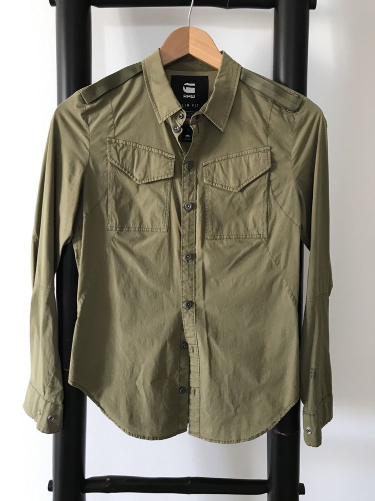 Camisa estilo militar Slim Fit marca RAW