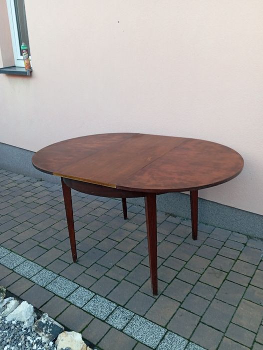 Stół okrągły PRL Transport