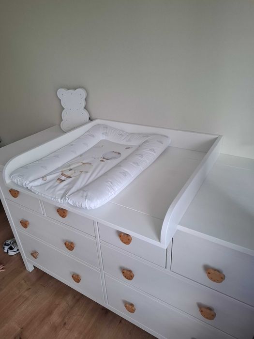 Nakładka na komodę hemnes z blendą przewijak