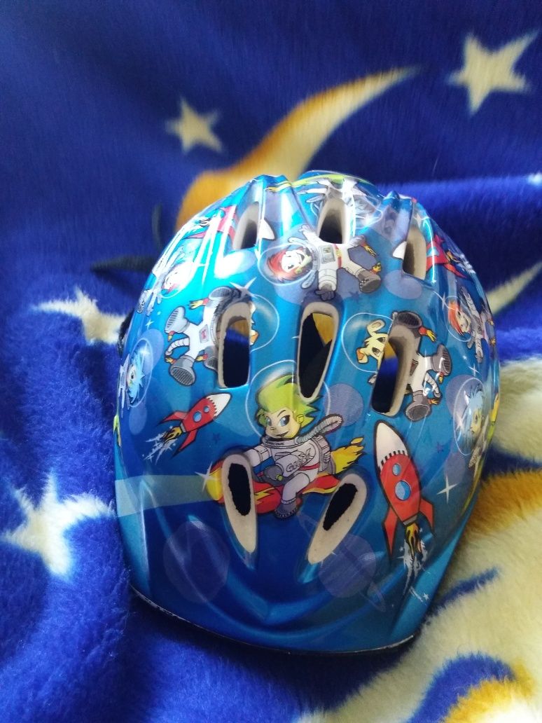 Kask na rower dla chłopca