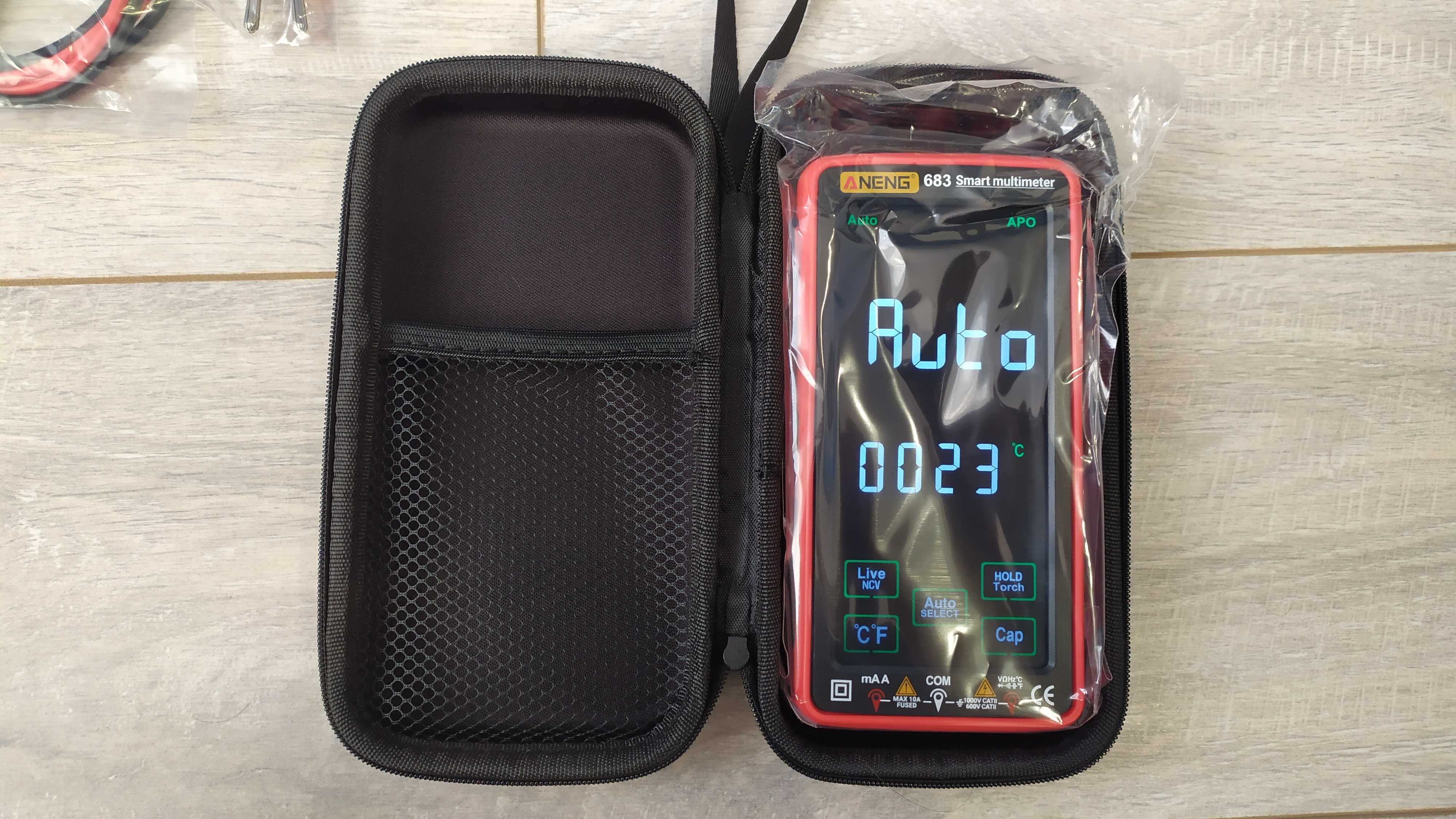 ANENG 683 automatyczny multimetr dotykowy Li-ion 2800mAh 0,5%