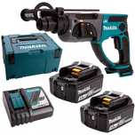 Młot Udarowy Obrotowy Akumulatorowy 18V 2*3.0*Ah Makita M Dhr202Rfj