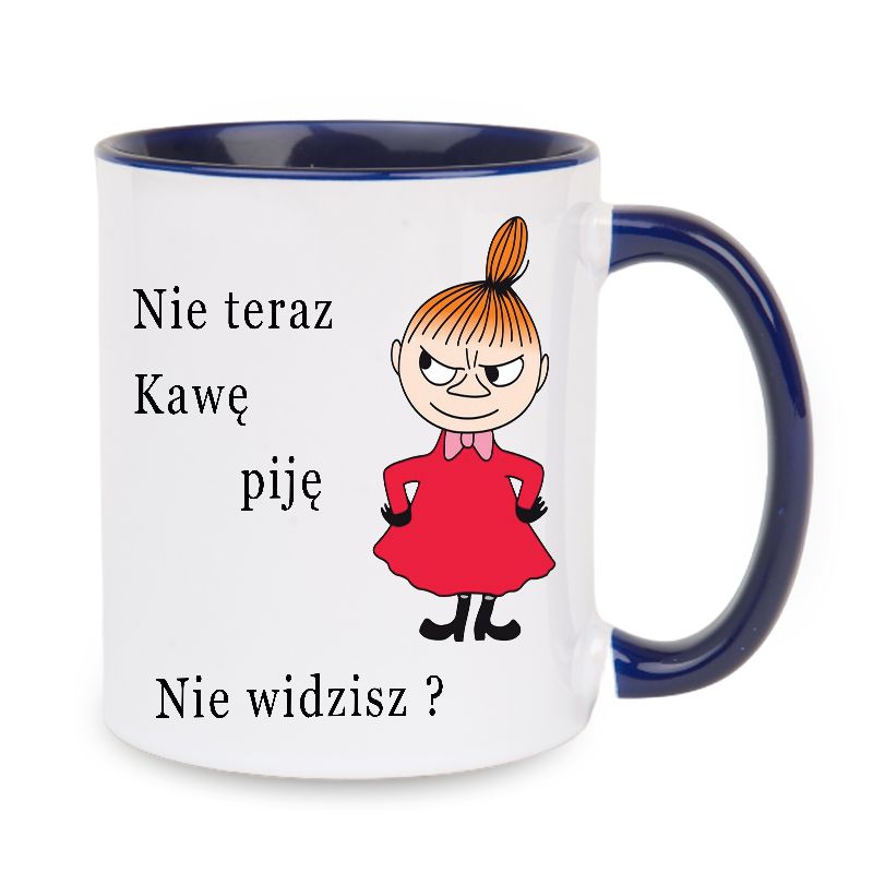 Kubek z nadrukiem Mała Mi, Muminki, Śmieszne, BCGR-MI-077