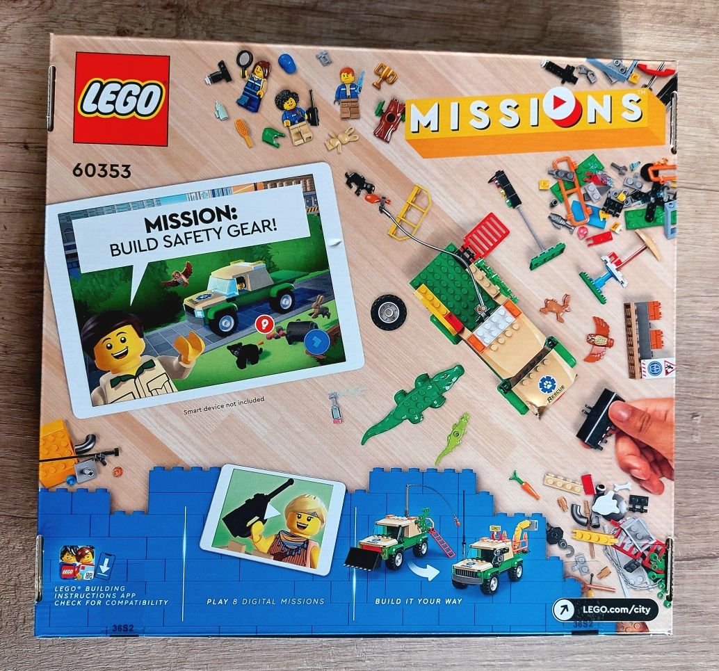 Lego city Misja ratowania dzikich zwierząt 60353