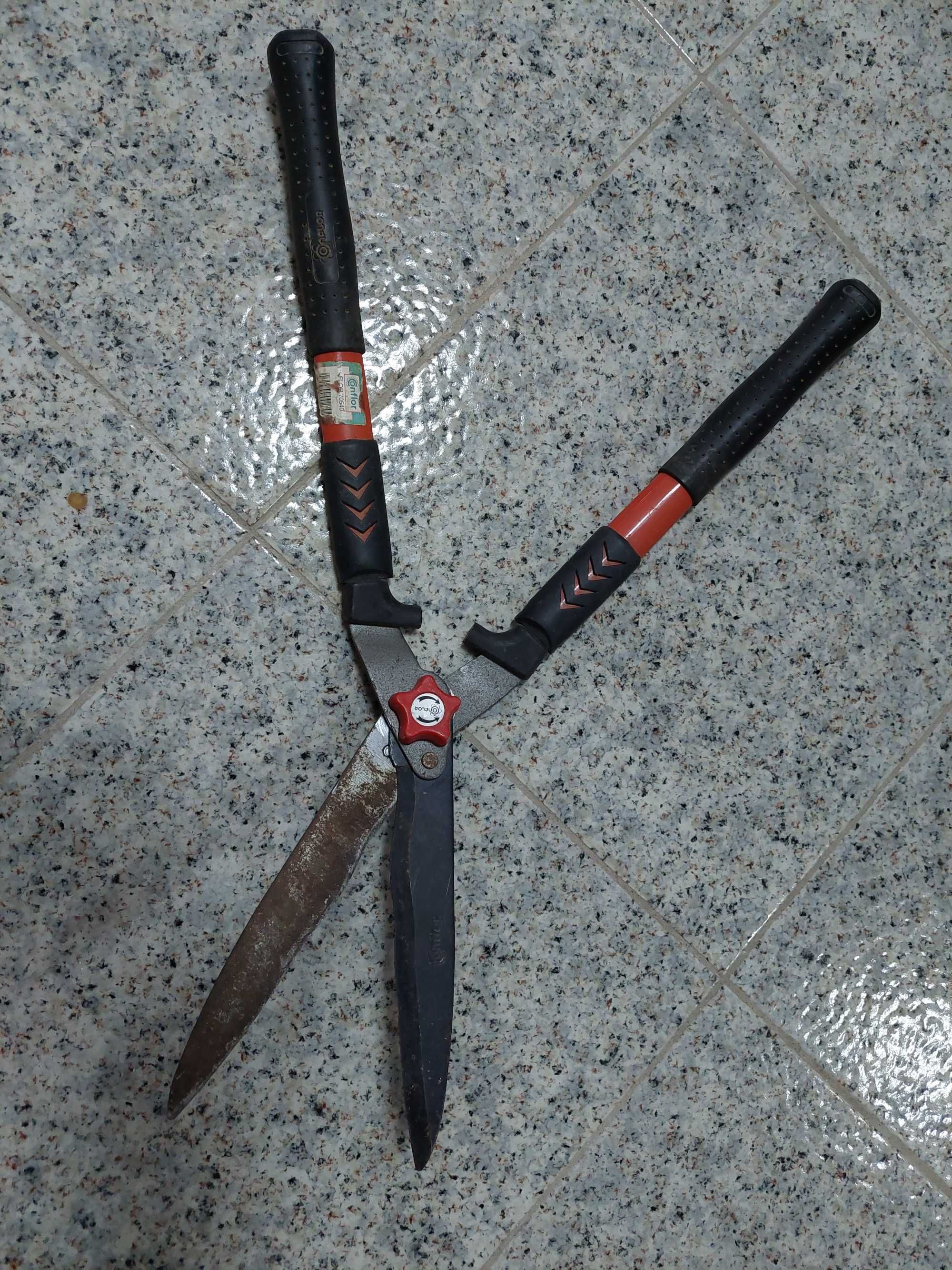 Tesoura de poda manual antiga