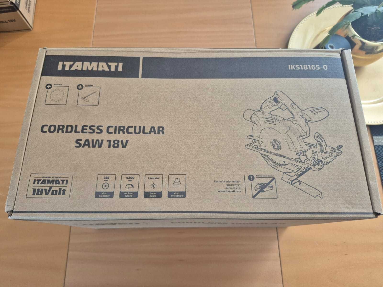 PILARKA PIŁA TARCZOWA Akumulatorowa Itamati PowerSystem 18 V