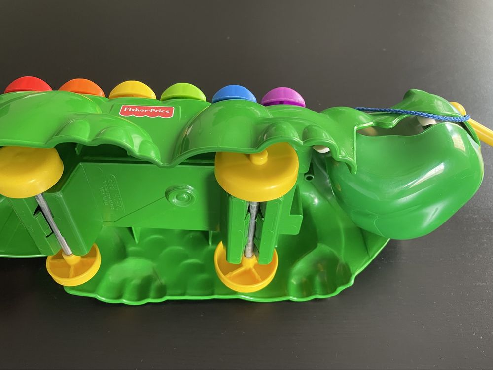 Brinquedo Xilofone Crocodilo Fisher Price