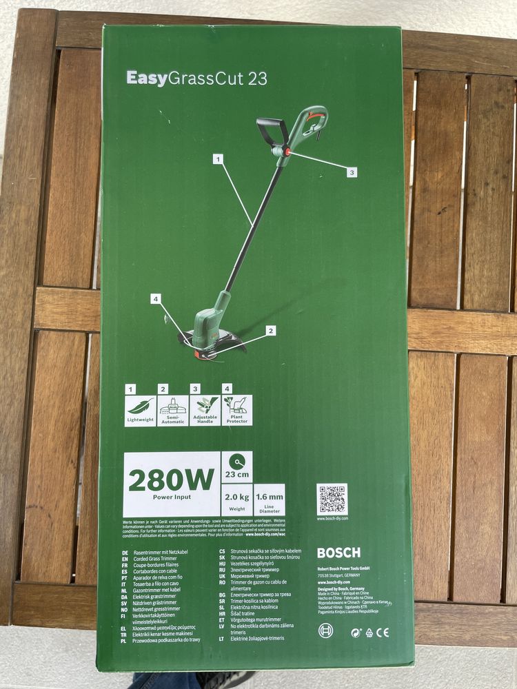 Aparador/corta relva bosch easy cut NOVO (na caixa)