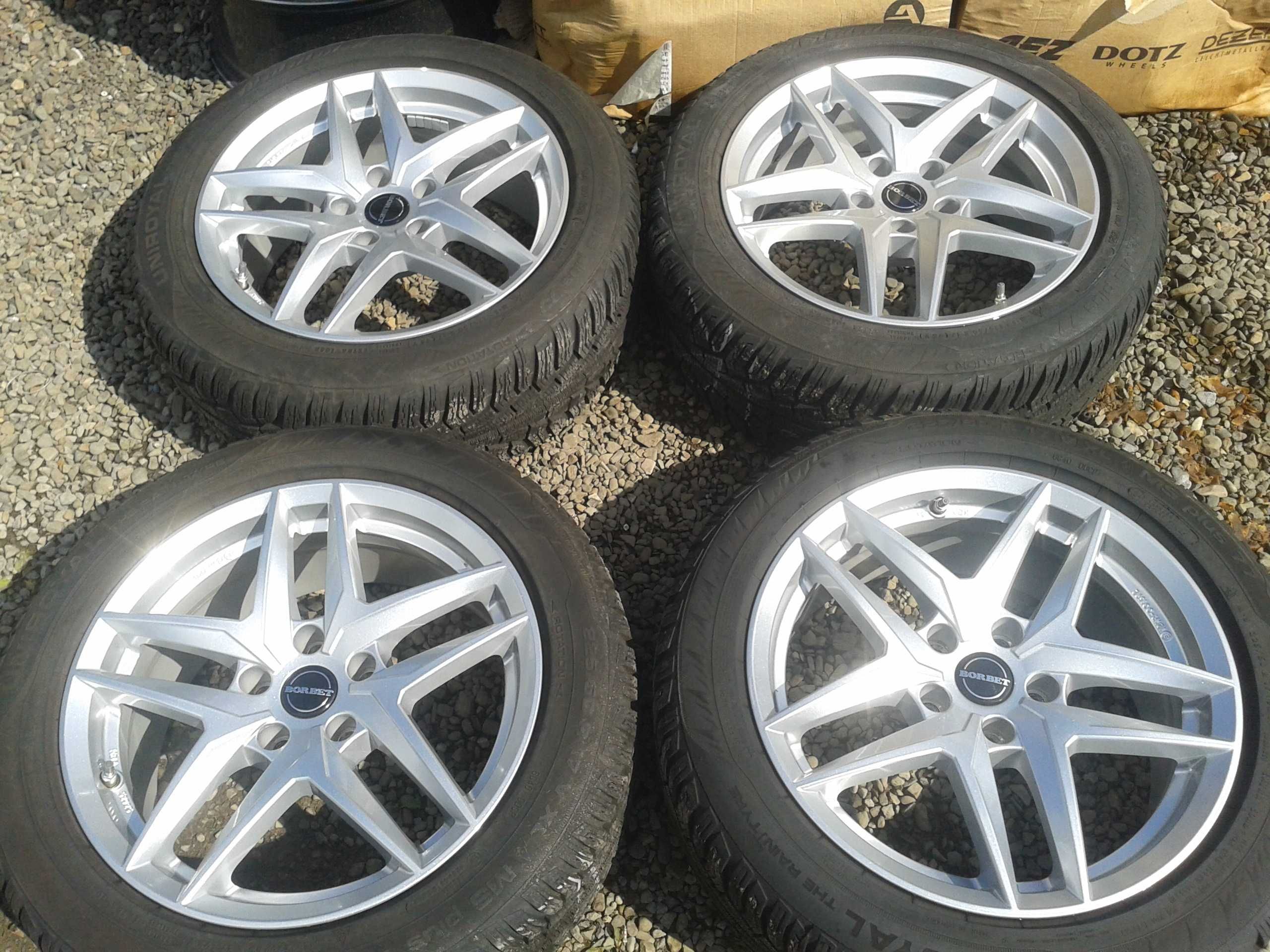 felgi r17 borbet audi a4 a5 a6 q3 q5 wklesle b8 b9 c7 5x112 mielec c8