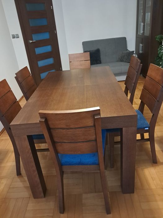 Nowoczesny Stół + 6 krzeseł - Komplet
