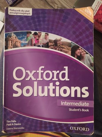 Książka do angielskiego oxford solutions